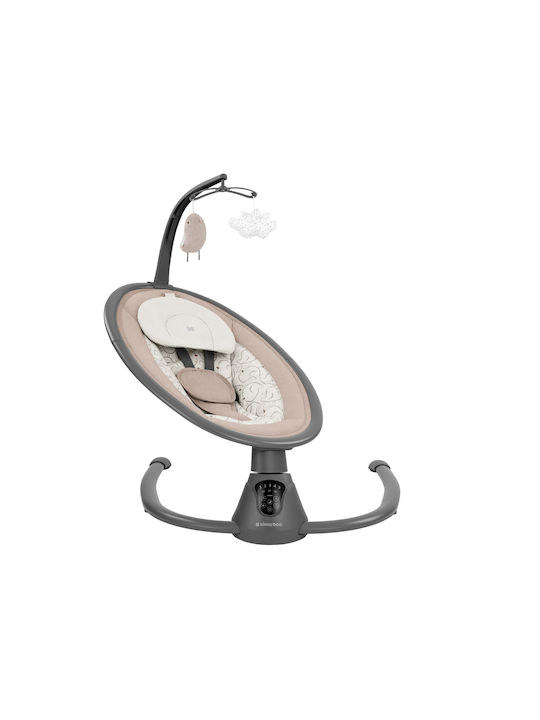 Kikka Boo Electric Baby Relax Swing Twiddle with Music Beige for Child up to 9kg
