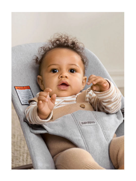 BabyBjorn Χειροκίνητο Relax Μωρού Bliss Light Gray Melange για Παιδί έως 13kg