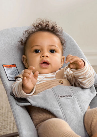 BabyBjorn Manual Baby Relax Bliss Light Gray Melange for Child up to 13kg