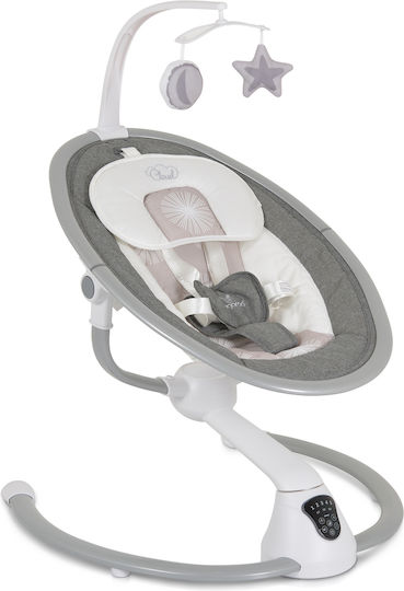 Cangaroo Electric Baby Relax Swing Cloud Touch with Music Pink for Child up to 9kg