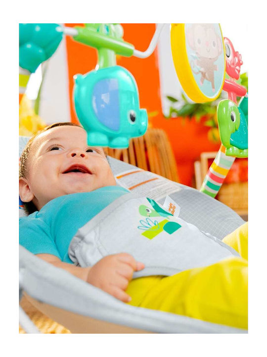 Bright Starts Electric Baby Relax Playful Paradise with Vibration Gray for Child up to 9kg