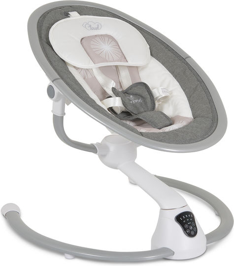 Cangaroo Electric Baby Relax Swing Cloud Touch with Music Pink for Child up to 9kg