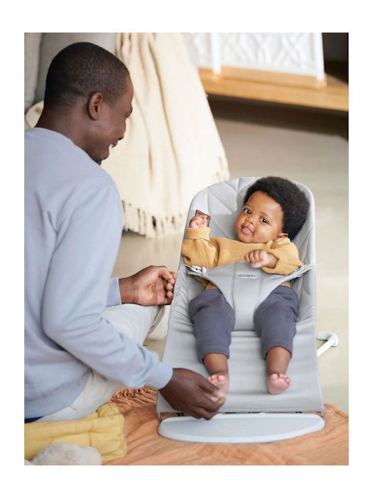 BabyBjorn Manual Baby Relax Bliss Petal Quilt Light Grey for Child up to 13kg