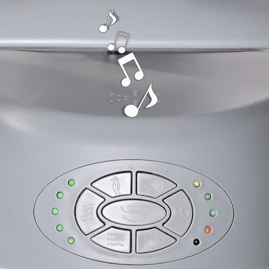 Lorelli Elektrisch Baby Relax Toscana mit Musik Green Stars für Kind bis 9kg