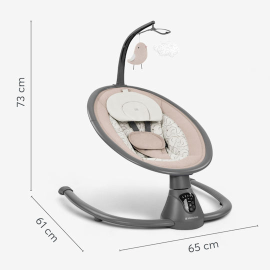 Kikka Boo Electric Baby Relax Swing Twiddle with Music Green for Child up to 9kg