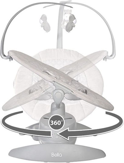 Lorelli Elektrisch Baby Relax Cradle Bella mit Vibration Beige Dots
