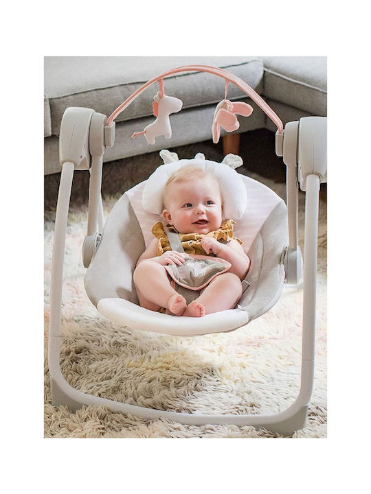 Ingenuity Manual Baby Relax Swing Comfort 2 Go Pink for Child up to 9kg