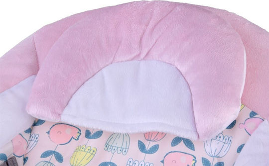 Jokomisiada Elektrisch Baby Relax Schaukel mit Musik und Vibration Rosa