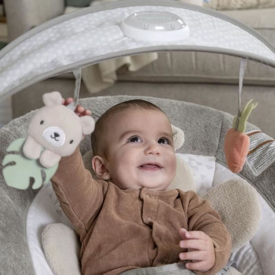 Ingenuity Електрически Релакс Бебе Seat Cuddle с Вибрация Сив за Дете до 9кг