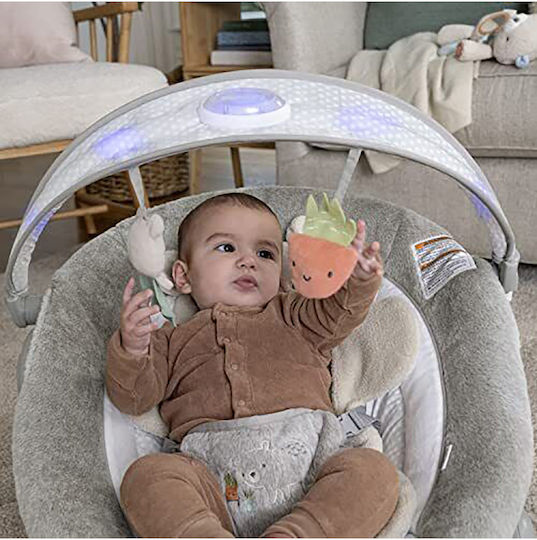 Ingenuity Електрически Релакс Бебе Seat Cuddle с Вибрация Сив за Дете до 9кг