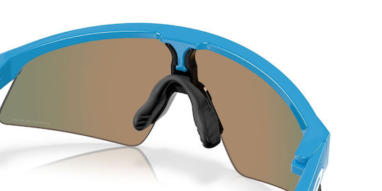Oakley Cycling Glasses Resistor Sweep with Light Blue Frame & Polarized / Photochromic Lenses