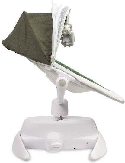 Caretero Elektrisch Baby Relax Schaukel Opti Dark Green für Kind bis 9kg
