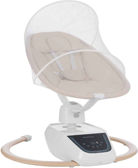 Kikka Boo Electric Baby Relax BeeMoove with Music Beige for Child up to 9kg