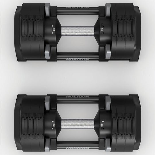 Horizon Fitness Αλτήρες Σετ 2x 20kg Ρυθμιζόμενοι
