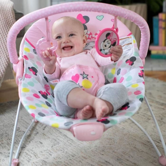 Bright Starts Manual Relax pentru Bebeluși Minnie Roz