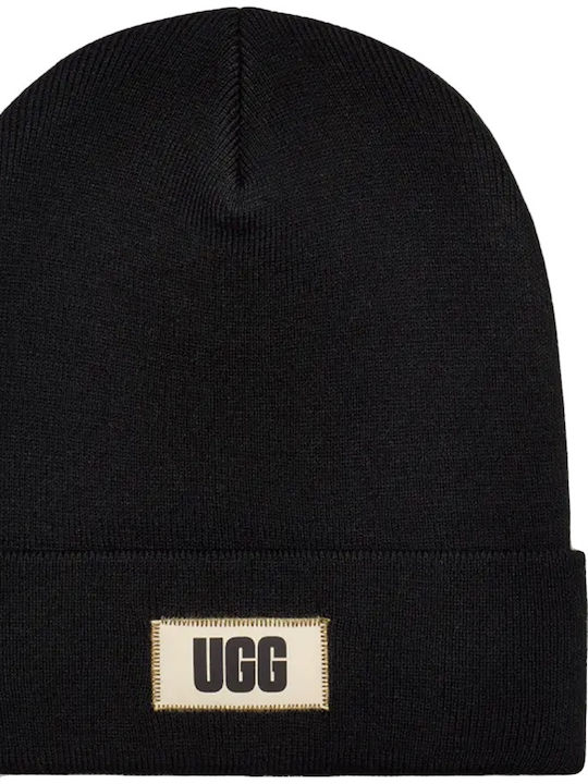 High Crown Beanie Beanie Beanie Knitted in Black color