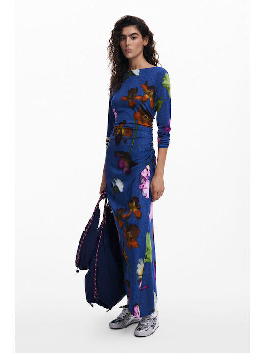 Summer Midi Dress Blue