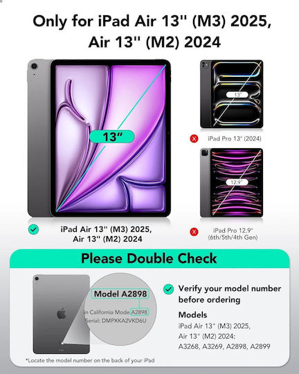 ESR 2.5D 0.3mm Tempered Glass (iPad Air 13'' 2024, ESR)