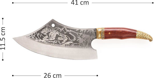 Tiger Μπαλτάς από Ανοξείδωτο Ατσάλι 41cm
