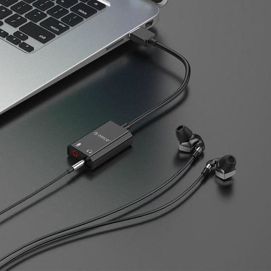 Placă de sunet Orico Skt2 USB Negru