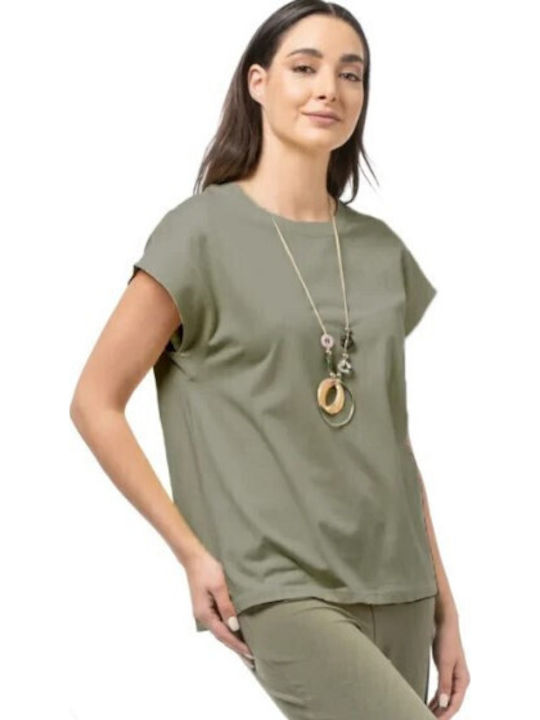 Γυναικείο T-shirt Khaki