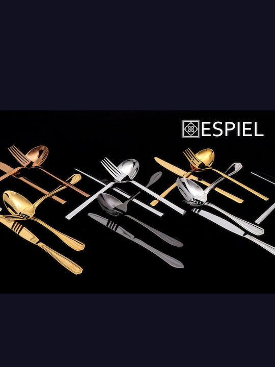 Espiel Fortune Spoon Set Dinner Stainless Gold 20.5cm 12pcs