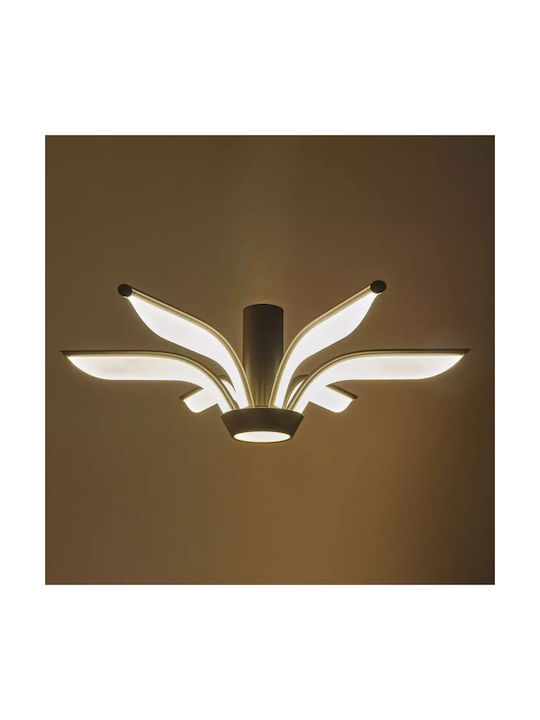 Plafonieră de Tavan Aurie cu LED Integrat