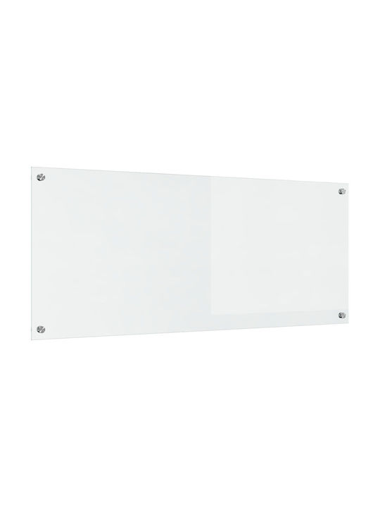 vidaXL Rectangular Kitchen Back made of Glass in Transparent Color 120x50x0.6cm 42001296 1pcs