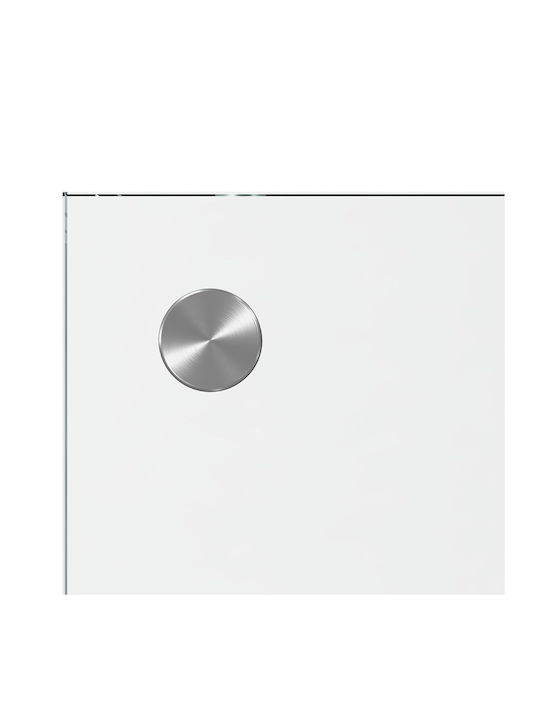 vidaXL Rectangular Kitchen Back made of Glass in Transparent Color 120x40x0.6cm 42001295 1pcs