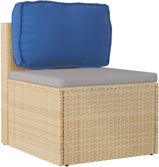 vidaXL Pernă De Canapea De Grădină Cu Spătar Albastră Royal 40x70cm Waterproof