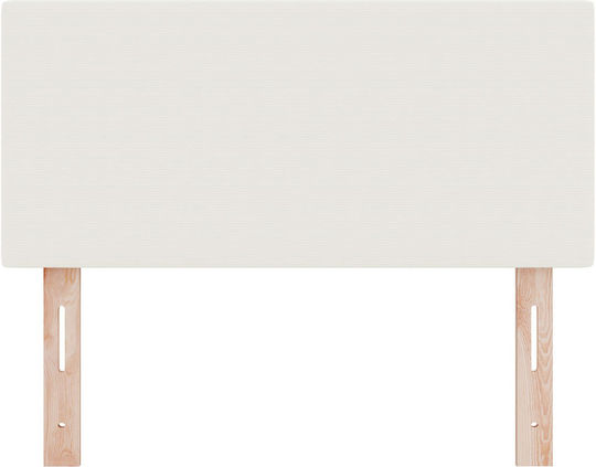 vidaXL Stoff-Kopfstütze für Betten Beige 100x40cm