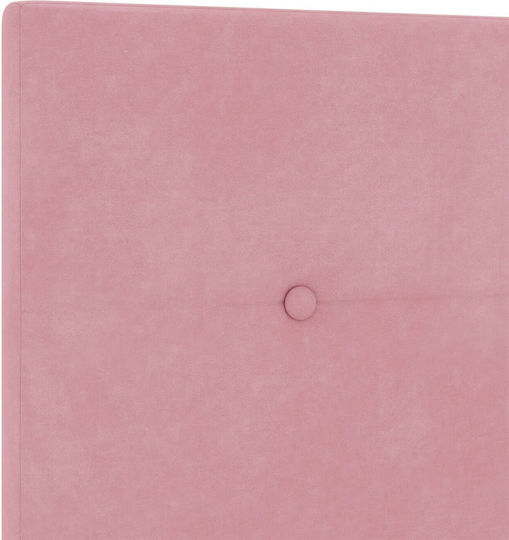 vidaXL Fabric Bed Headboard Pink 90x40cm