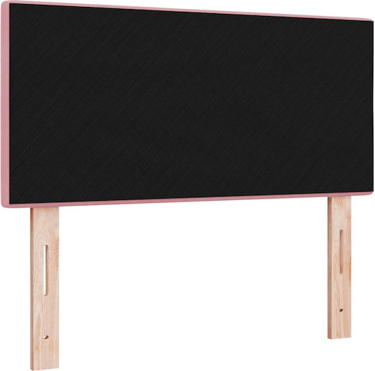 vidaXL Κεφαλάρι Κρεβατιού Υφασμάτινο Ροζ 80x40cm