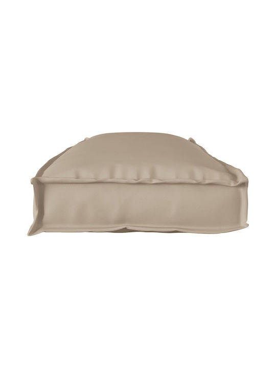 vidaXL Μαξιλάρι Καναπέ Κήπου Taupe 110x40εκ.