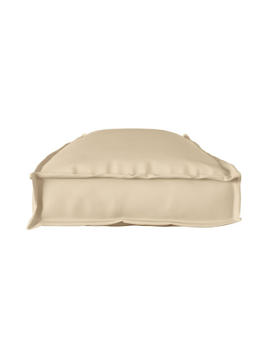 vidaXL Gartenstuhlkissen Beige 110x40cm