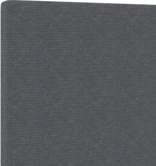 vidaXL Fabric Bed Headboard Dark Gray 180x88cm