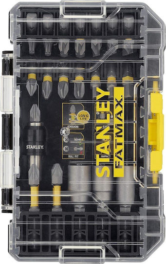 Stanley Σετ 32 Μύτες Κατσαβιδιού Αστέρι / Σταυρός Fatmax
