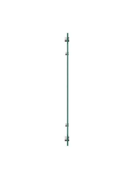 vidaXL Rectangular Glass Back in Light Gray 90x50x0.6cm 42001233