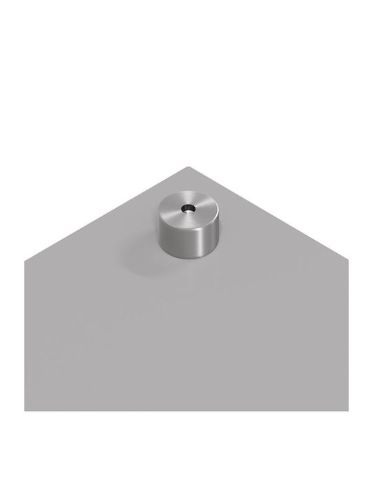 vidaXL Rechteckige Küchenplatte aus Glas Hellgrau 100x60x0,6cm 42001237
