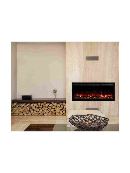 Hitense Wall Mounted Electric Fireplace 1600W 106.7x12.7cm Gray