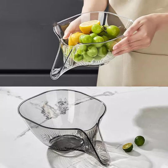 Goshies Drainage Bowl Funnel Strecurătoare pentru legume Plastic 3buc