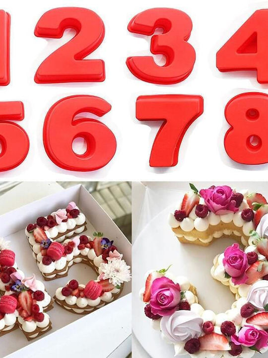 Formă de Patiserie pentru Chec Rotund din Silicon 9buc