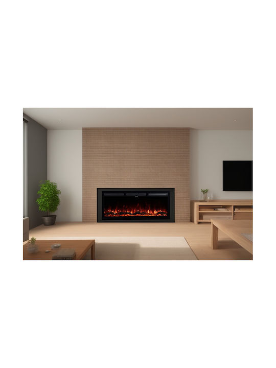 Hitense Wall Mounted Electric Fireplace 1600W 127x12.7cm Gray