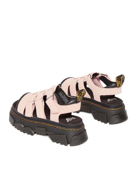 Mattison Flache Sandalen für Damen Gladiator in Rosa Farbe