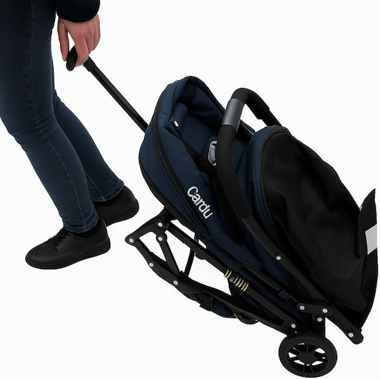 Beboulino Cardu Baby Stroller Suitable for Newborn Black 6kg
