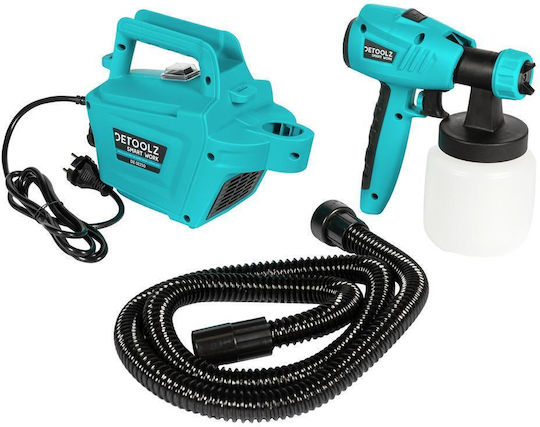 Pistol de vopsit electric Detoolz Dz-se250 800 W 1000 ml/min Vâscozitate maximă 120 DIN Albastru