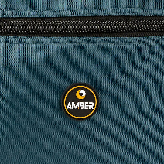 Amber Σακ Βουαγιάζ Πετρόλ Υφασμάτινο Μ72xΠ33xΥ37εκ.