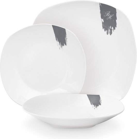 Berlinger Haus White Porcelain Dinnerware Set 20pcs