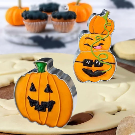 Set 9 Halloween Pumpkin-shaped Cookie Cutters