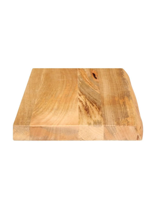 vidaXL Tischoberfläche aus Massivholz in Braun Farbe 40x30x3.8cm 370474 1Stück
